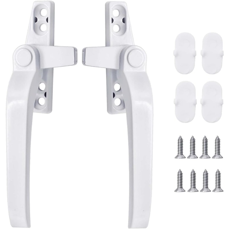 Glass Door Hinge - Pegangan Kunci Jendela Kaca 2 Buah
