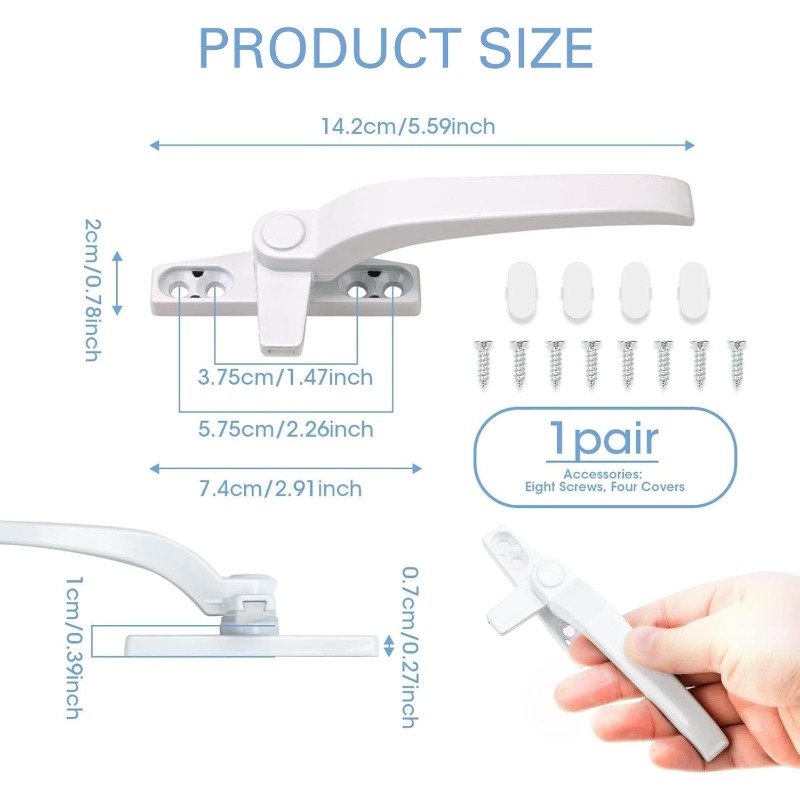 Pegangan Kunci Jendela Kaca 2  - Glass Door Hinge ulasan dan harga