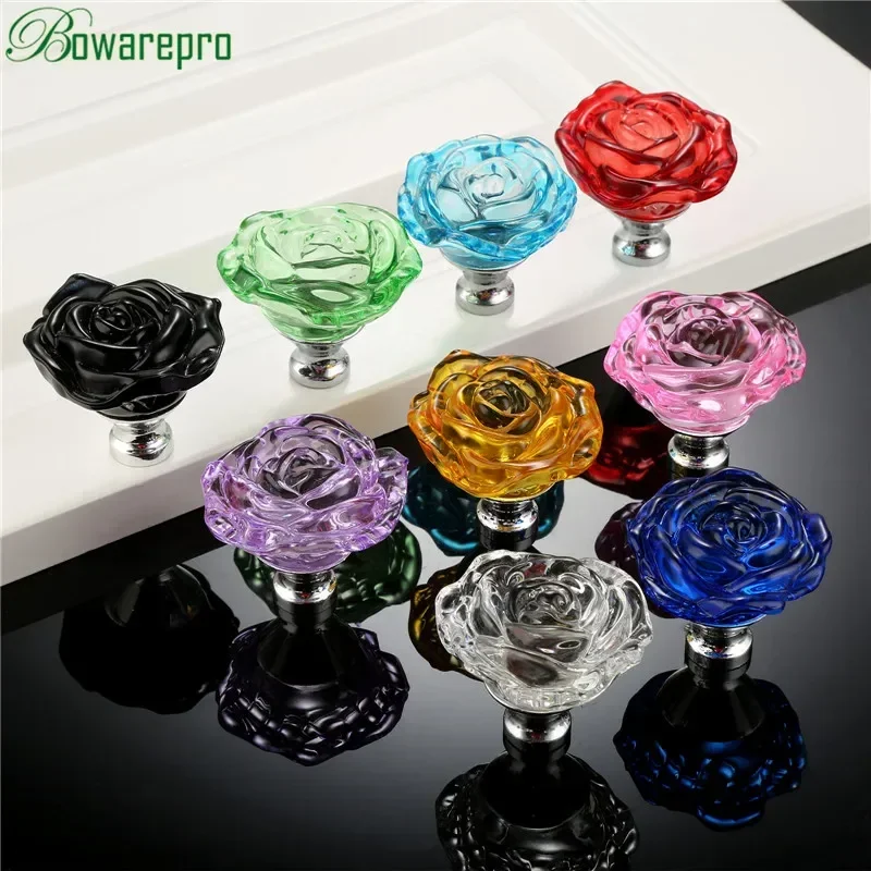 Bowarepro 50MM Kristal Mawar K - Glass Door Hinge ulasan dan harga