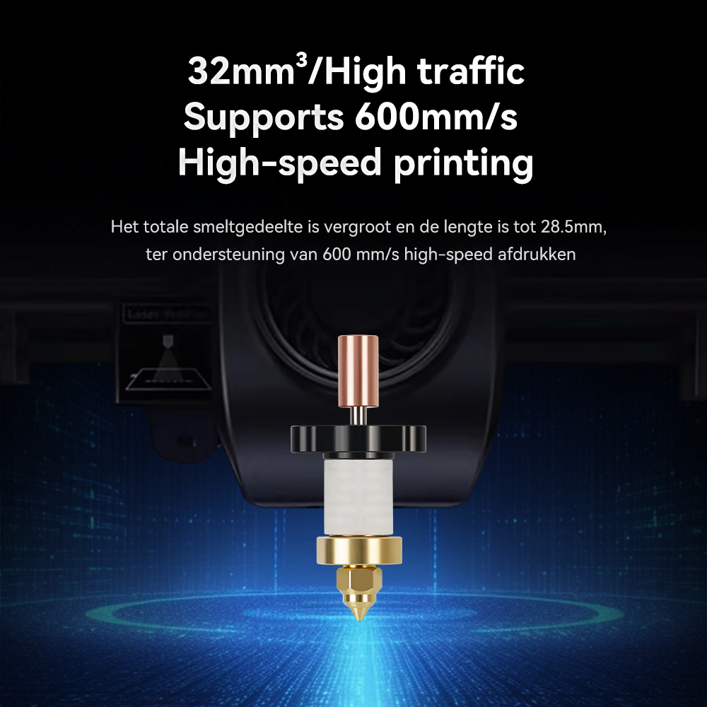 Kit Hotend Ender-3 V3 KE Nozzl - Ceramic Heat Emitter ulasan dan harga