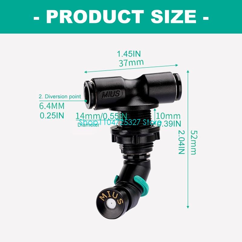 D8KF Tangki Hutan Hujan Nosel  - Misting Nozzle Reptile ulasan dan harga