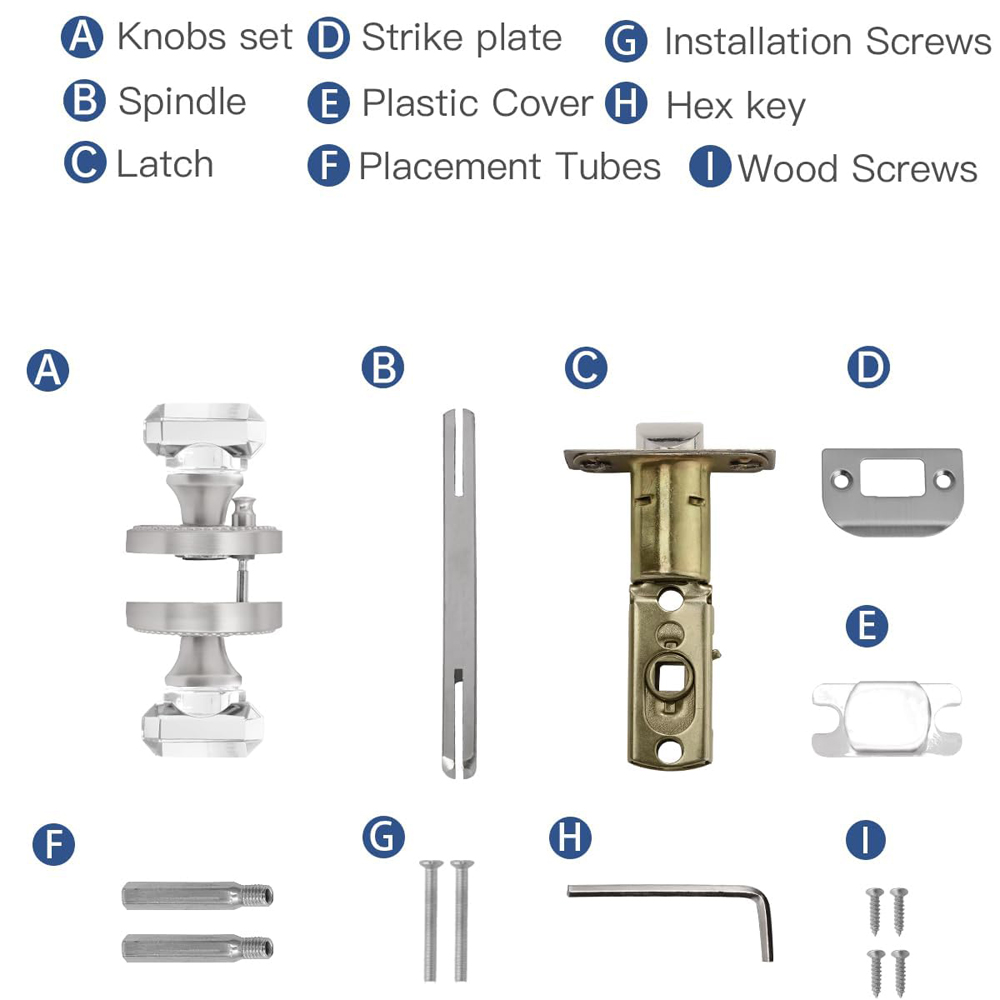 Gagang Pintu Kristal Berlapis, - Glass Door Hinge ulasan dan harga